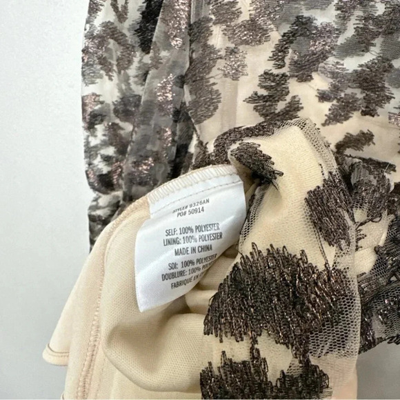 Anthropologie Eva Franco Womens Size Small Sheer  Leopard Top - Picture 10 of 14